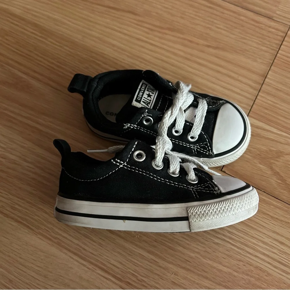 Converse Chuck Taylor All Star Black Low Top Sneakers Infant 5